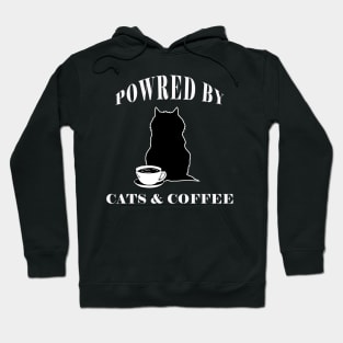 POWRED BY CATS AND COFFEE DESIGN Hoodie